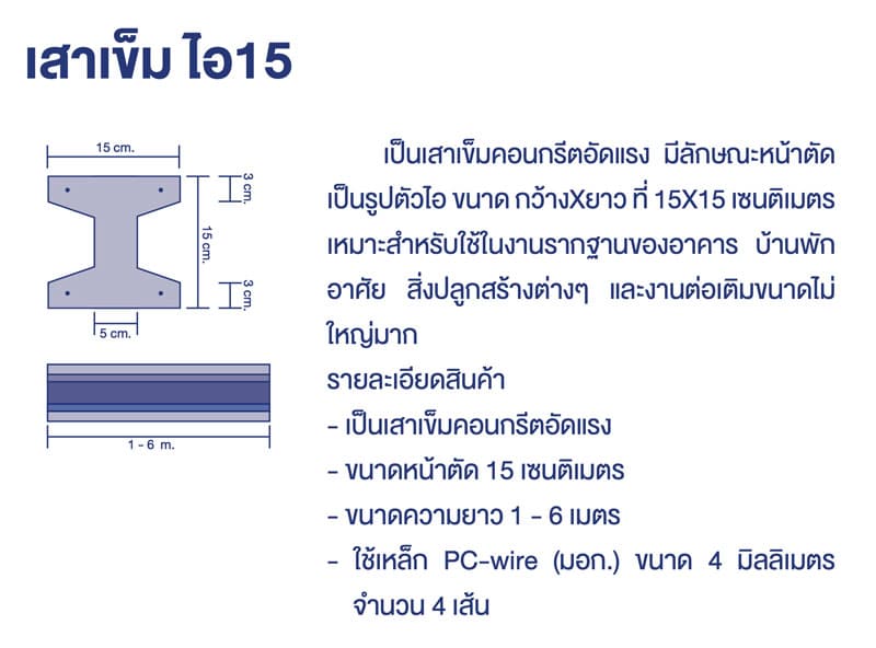 เสาเข็มไอ15และเสาเข็มไอ18