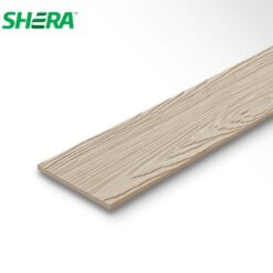 ไม้ฝา เฌอร่า รุ่นขอบตรง ผิวลายสัก สีธรรมชาติ
