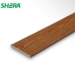 ไม้ฝา ตราเฌอร่า รุ่นขอบตรง ลายสัก สีวอลนัท