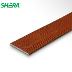 ไม้ฝา ตราเฌอร่า รุ่นขอบตรง ลายสัก สีแดงเชอรี่