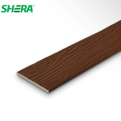 ไม้ฝา เฌอร่า รุ่นขอบตรง ผิวลายสัก สีน้ำตาลเมอร์โบ