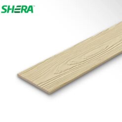 ไม้ฝา เฌอร่า รุ่นขอบตรง ผิวลายสัก สีเหลืองการะเวก