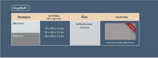 ประตู uPVC รุ่น Horizonte บานเซาะร่อง - Image 2