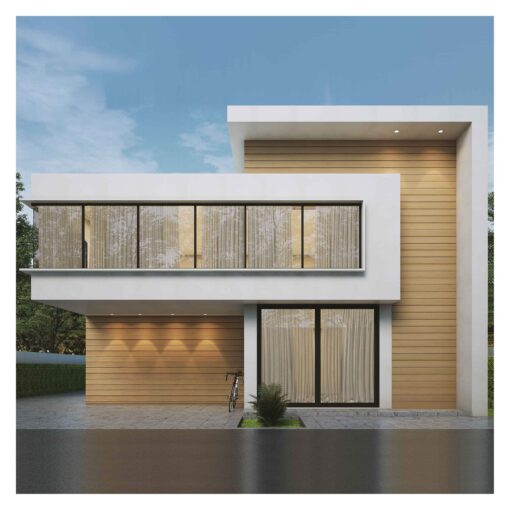 ผนังตกแต่ง เอสซีจี รุ่น โคเต้ ขนาด 20x300x1.2 ซม. สีวอร์มเกรย์ - Image 2