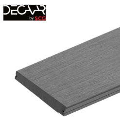พื้นตกแต่ง SCG รุ่น ที-คลิปชิลด์ ขนาด 16x300x2.5 ซม. สีวอร์มเกรย์